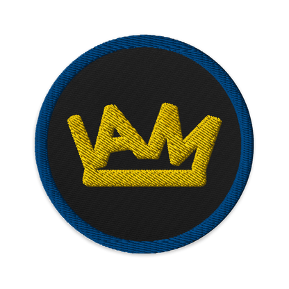 Crown of Glory Black/Gold Patch