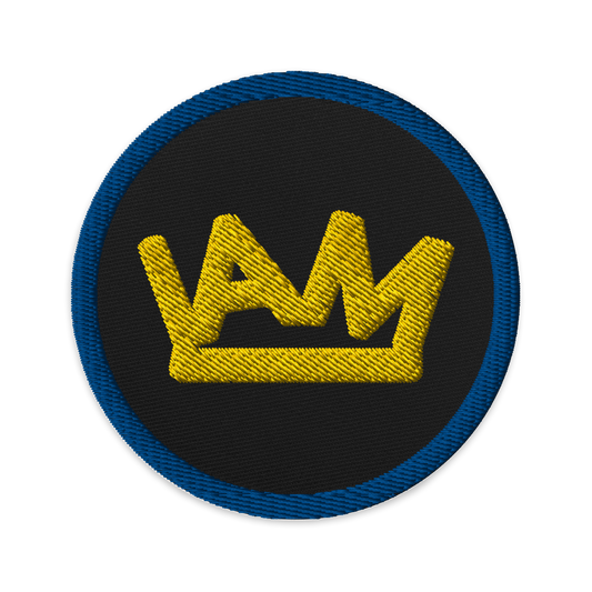 Crown of Glory Black/Gold Patch