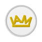 Crown of Glory White/Gold Patch