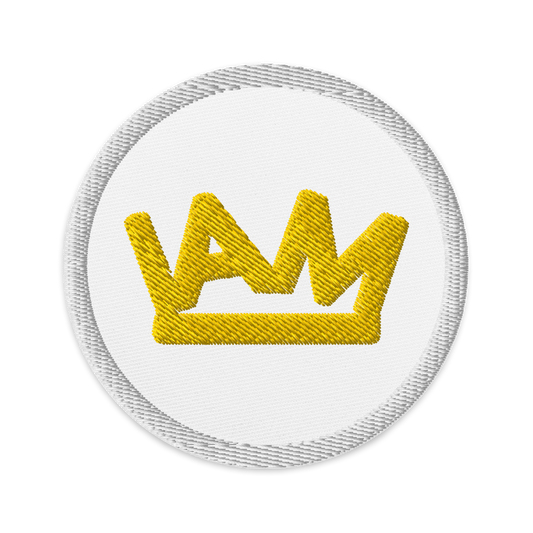 Crown of Glory White/Gold Patch